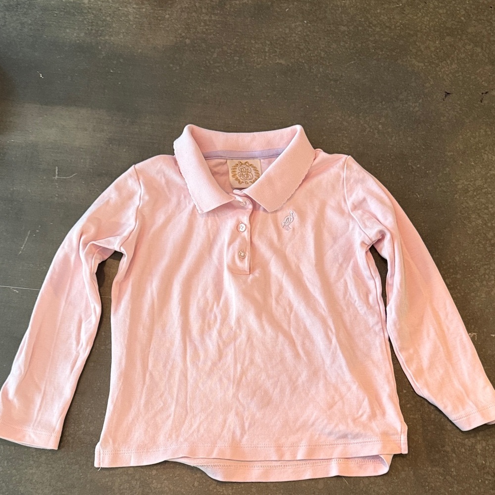 The Beaufort Bonnet Company Light Pink Kids Polo